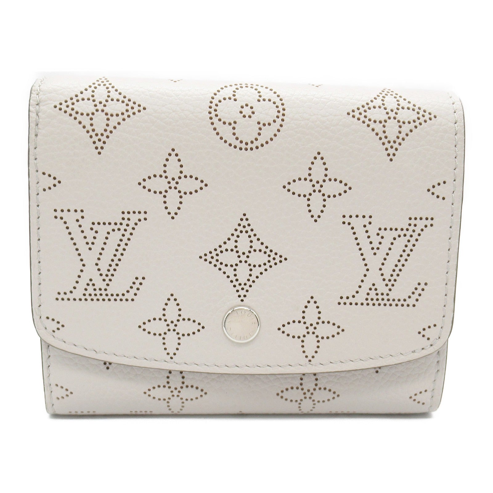 Louis Vuitton Mahina Leather Compact Wallet M80316