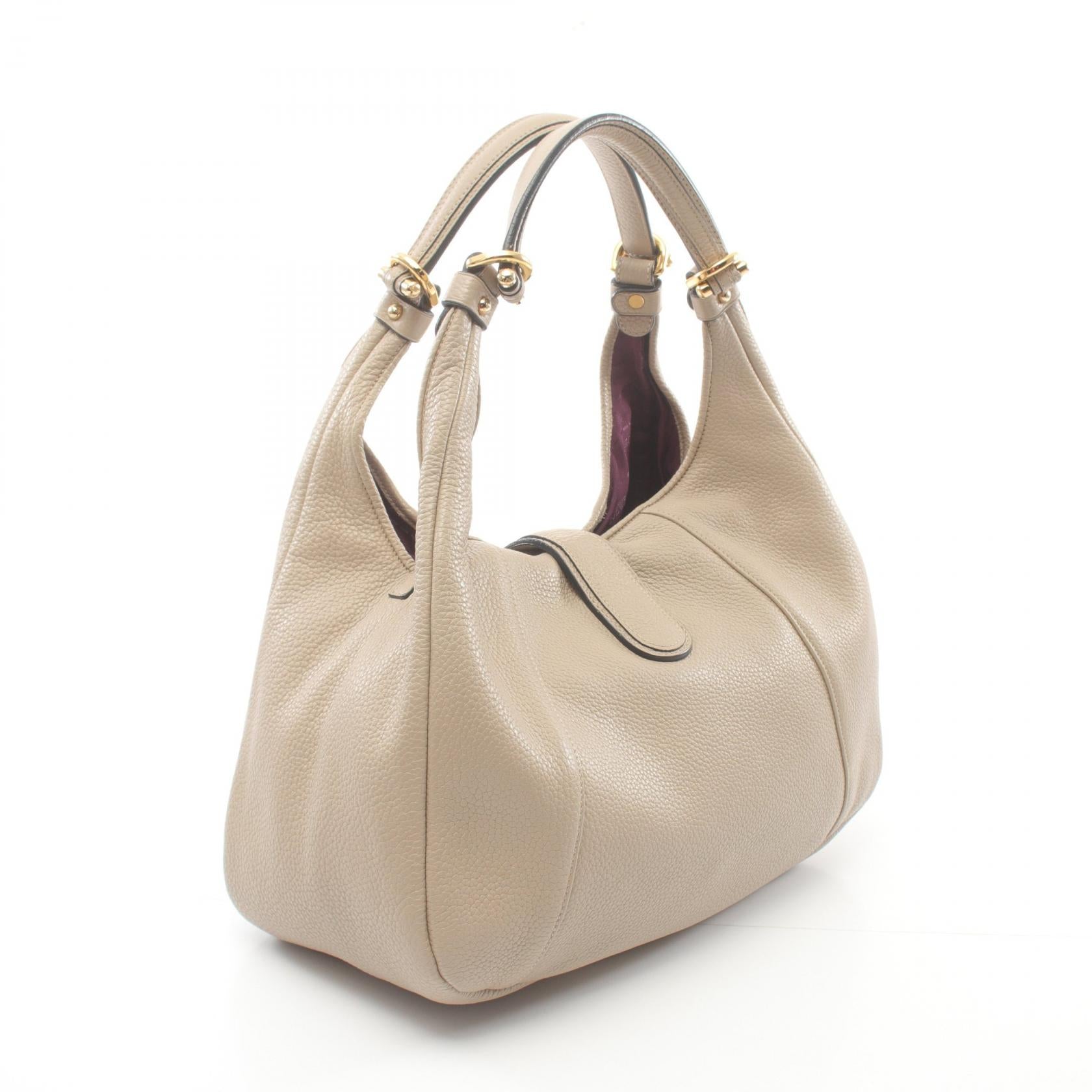 Loewe Leather Carie Handbag Beige