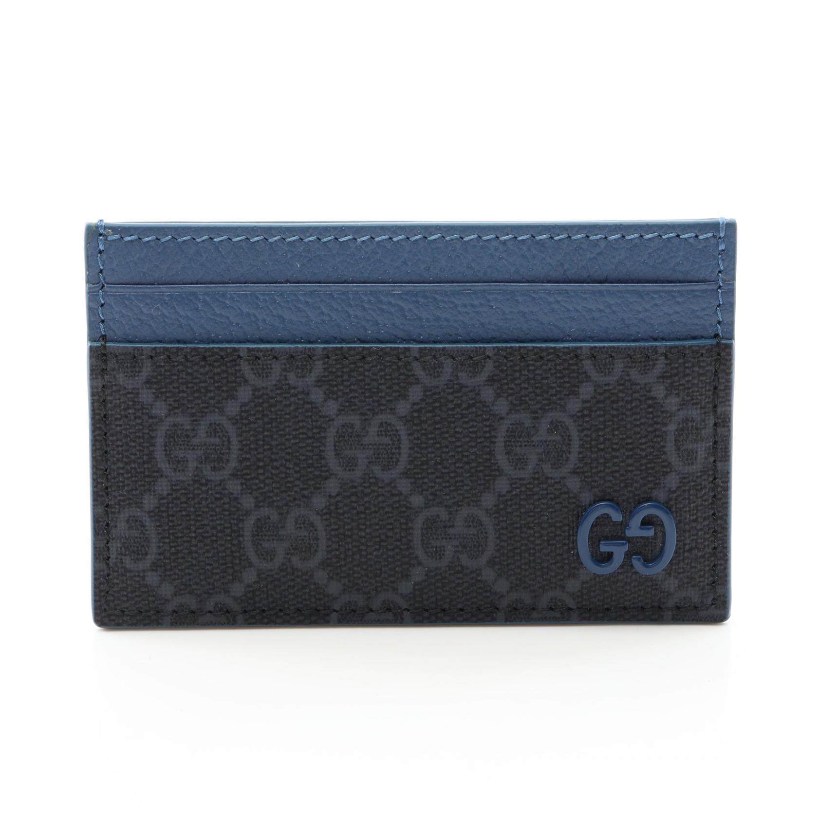 Gucci GG Supreme Leather PVC Card Case