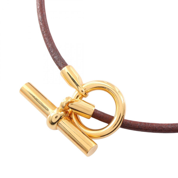 Hermes Glenan Leather Necklace
