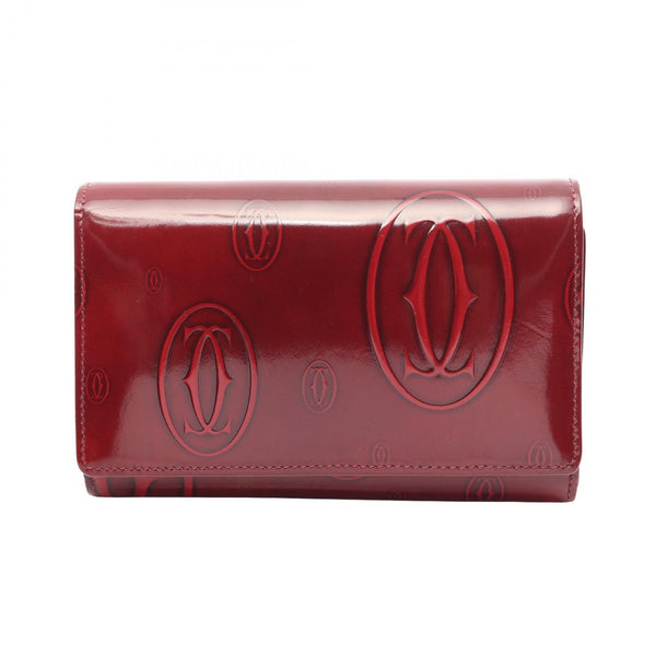 Cartier Happy Birthday Patent Leather Wallet