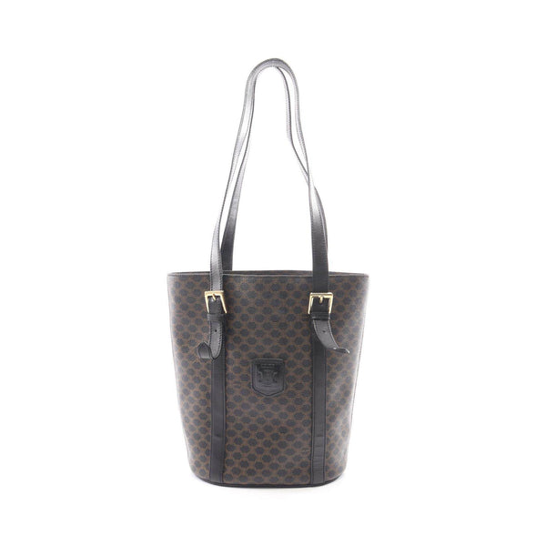 CELINE Macadam Coated Canvas Tote Bag