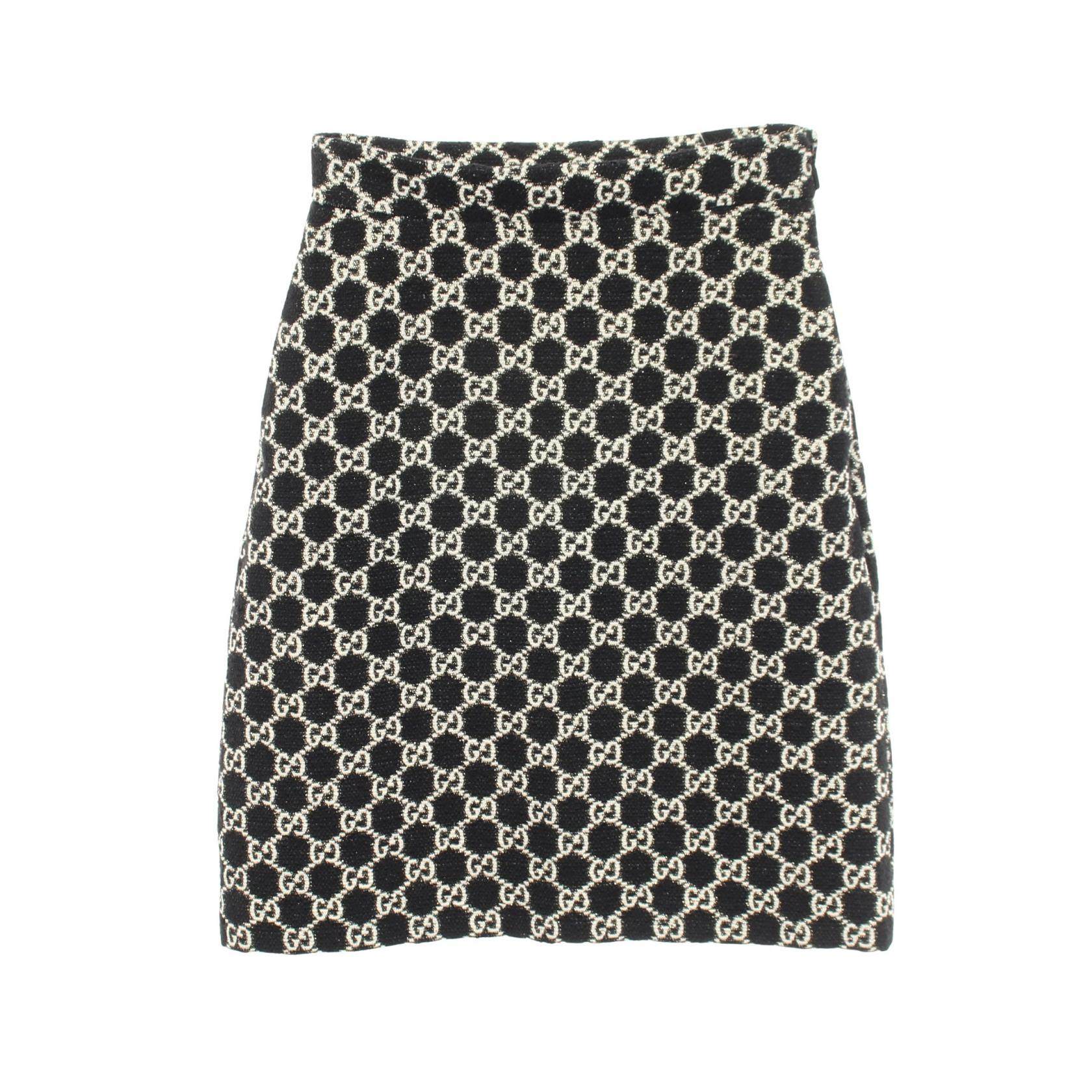 Gucci GG Pattern Cotton Skirt