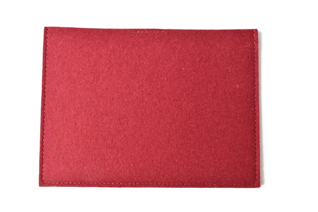 Hermes Flat Pouch/Pass Case Blue/Red