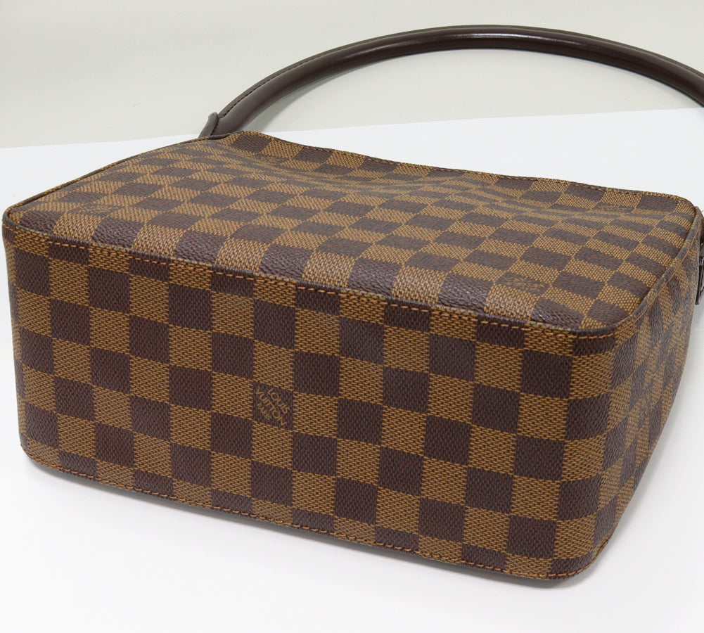 Louis Vuitton Damier Looping MM Tote Bag N51157 in Pristine Condition