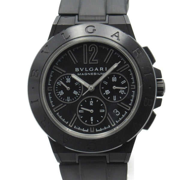 Bvlgari  BVLGARI Diagono Magnesium Chrono Rubber Men's Wrist Watch DG42SMCCH - a Unique Timepiece with Rubber and Magnesium  Natural Material Other DG42SMCCH in Great Condition