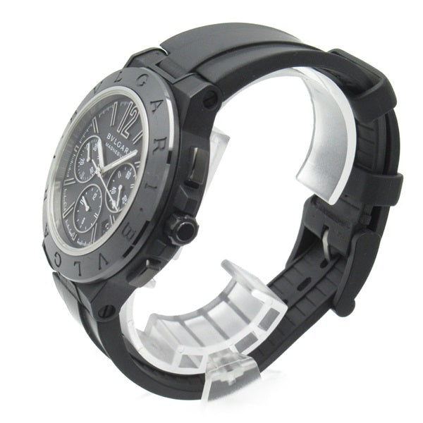 Bvlgari  BVLGARI Diagono Magnesium Chrono Rubber Men's Wrist Watch DG42SMCCH - a Unique Timepiece with Rubber and Magnesium  Natural Material Other DG42SMCCH in Great Condition