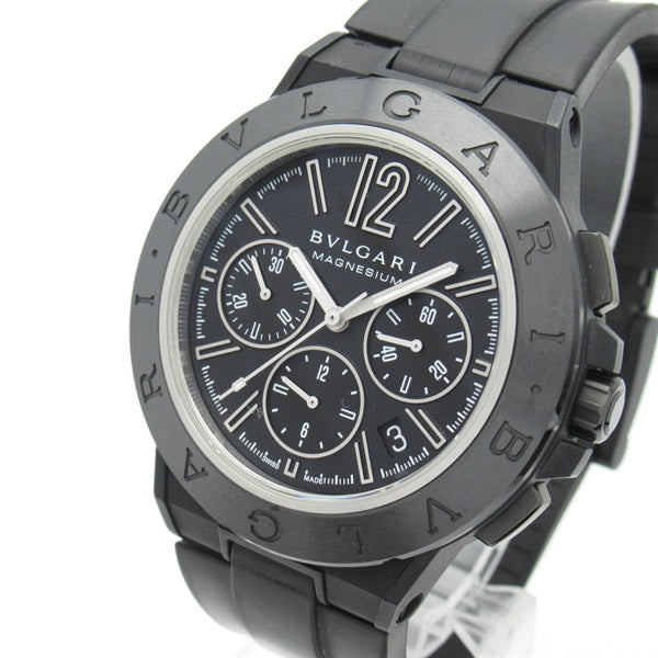 Bvlgari  BVLGARI Diagono Magnesium Chrono Rubber Men's Wrist Watch DG42SMCCH - a Unique Timepiece with Rubber and Magnesium  Natural Material Other DG42SMCCH in Great Condition