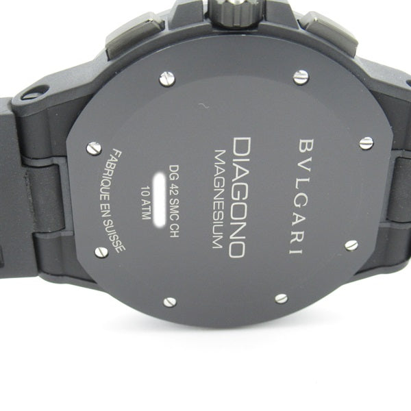 Bvlgari  BVLGARI Diagono Magnesium Chrono Rubber Men's Wrist Watch DG42SMCCH - a Unique Timepiece with Rubber and Magnesium  Natural Material Other DG42SMCCH in Great Condition