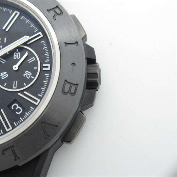 Bvlgari  BVLGARI Diagono Magnesium Chrono Rubber Men's Wrist Watch DG42SMCCH - a Unique Timepiece with Rubber and Magnesium  Natural Material Other DG42SMCCH in Great Condition