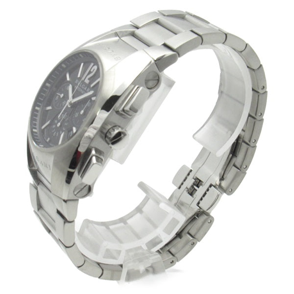 BVLGARI Ergon Chrono Day-Date Stainless Steel Wrist Watch EG35SCH - Automatic Men's Timepiece EG35SCH