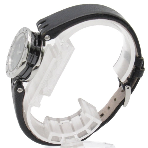 BVLGARI B-zero 1 Women's Wrist Watch BZ23SC, Quartz, Stainless Steel with Leather Strap, Used BZ23SC