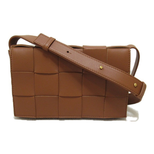 Bottega Veneta Leather Cassette Crossbody Bag  Crossbody Bag Leather 578004VMAY12650 in