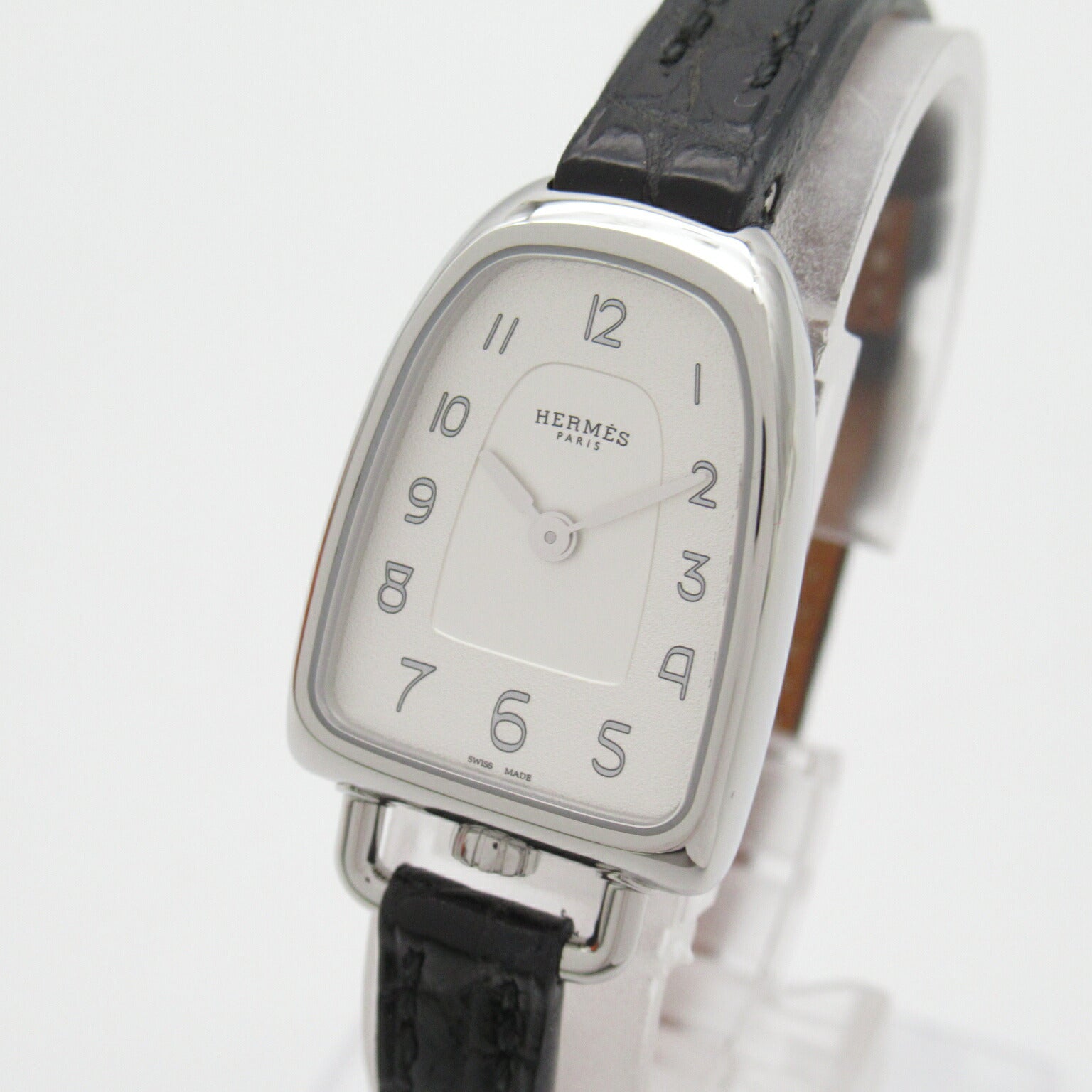 Hermes Gallop Watch Stainless Steel Leather