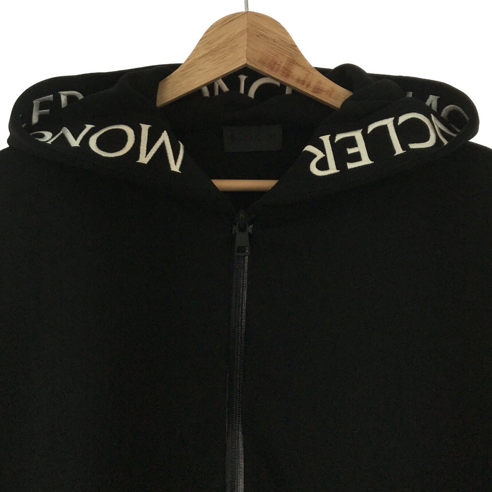 Moncler Cotton Zip-Up Cardigan Black Men