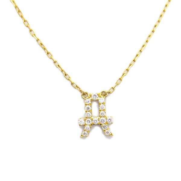 AHKAH Women's K18 Yellow Gold & Diamond Necklace