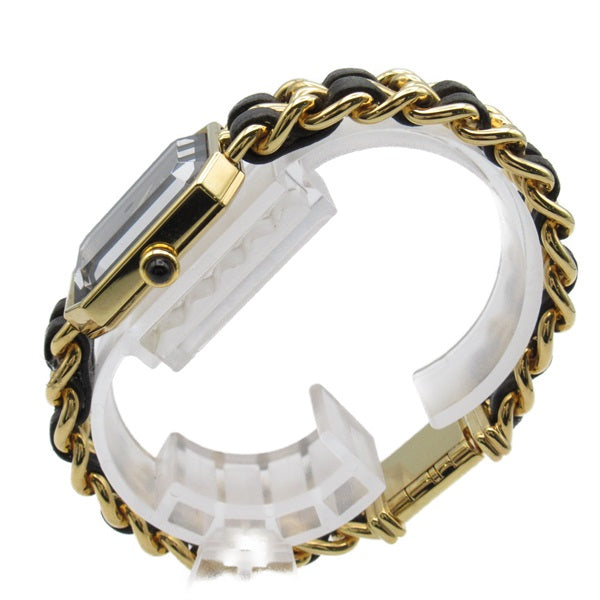 Chanel Premiere L Women's Gold Plated Quartz Wristwatch with Leather Belt H0001 H0001