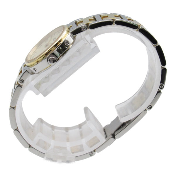 Women's Gold-Plated Stainless Steel HERMES Clipper CL2.440 Quartz Wrist Watch CL2.440