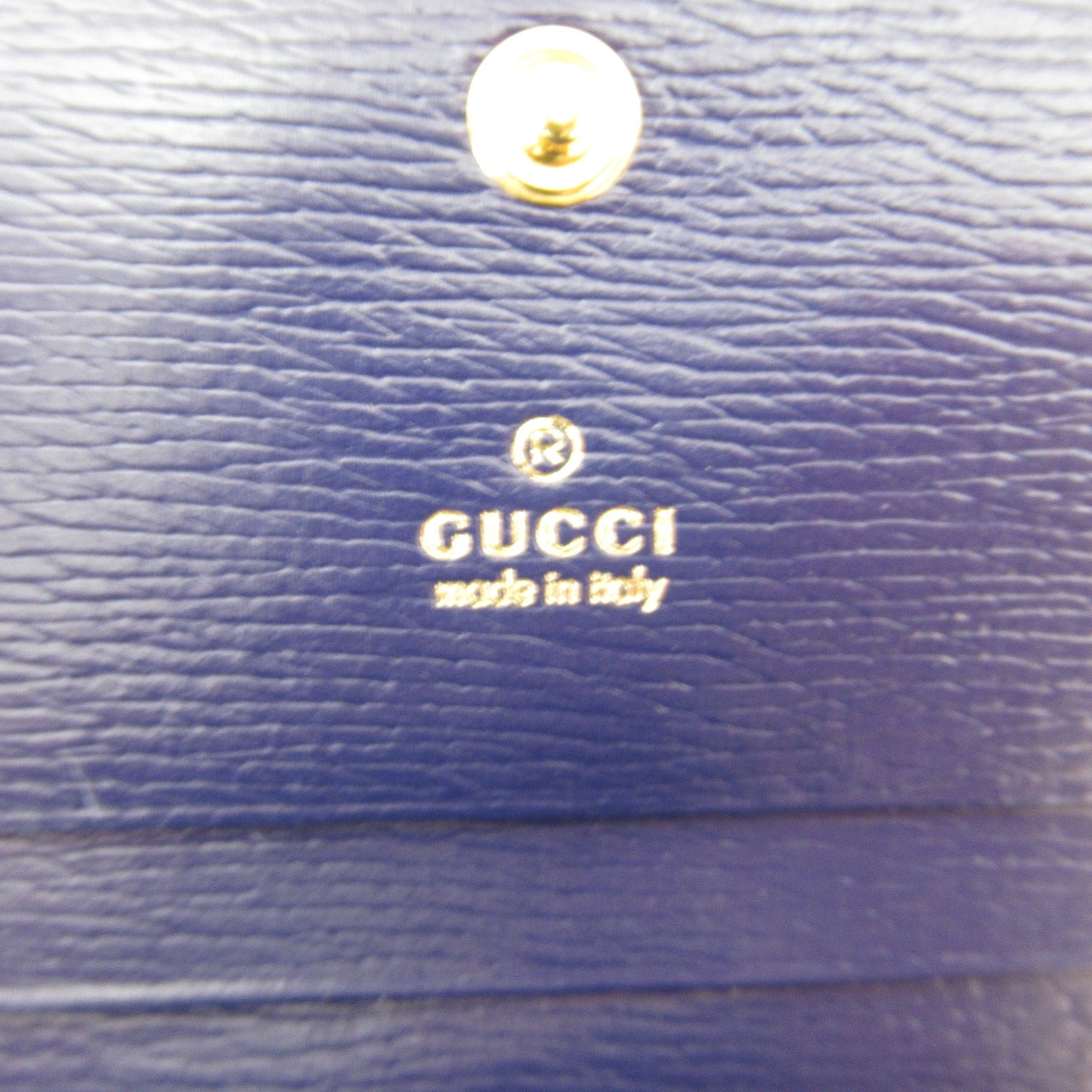 Gucci Leather Horsebit 1955 Card Case Leather Short Wallet 621887 in Great Condition