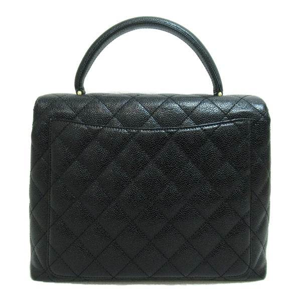 CC Quilted Caviar Handle Bag