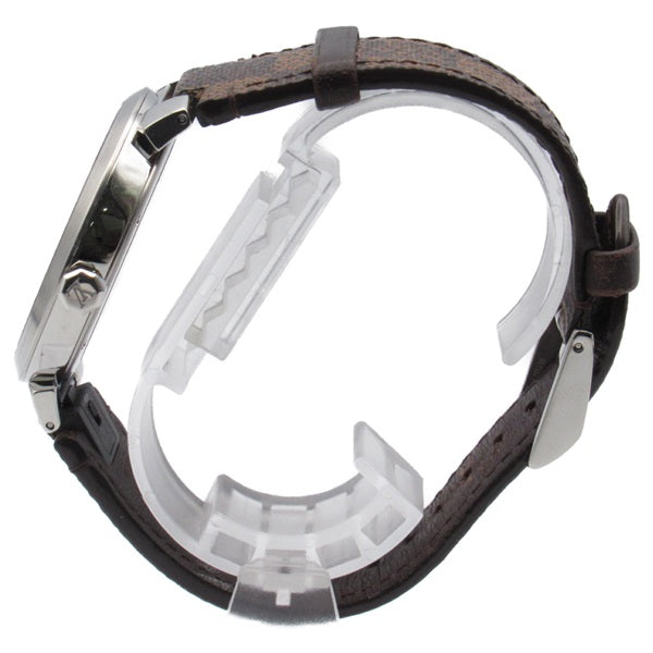 LOUIS VUITTON Men's Stainless Steel/Leather Belt Wrist WATCH QA005 QA005