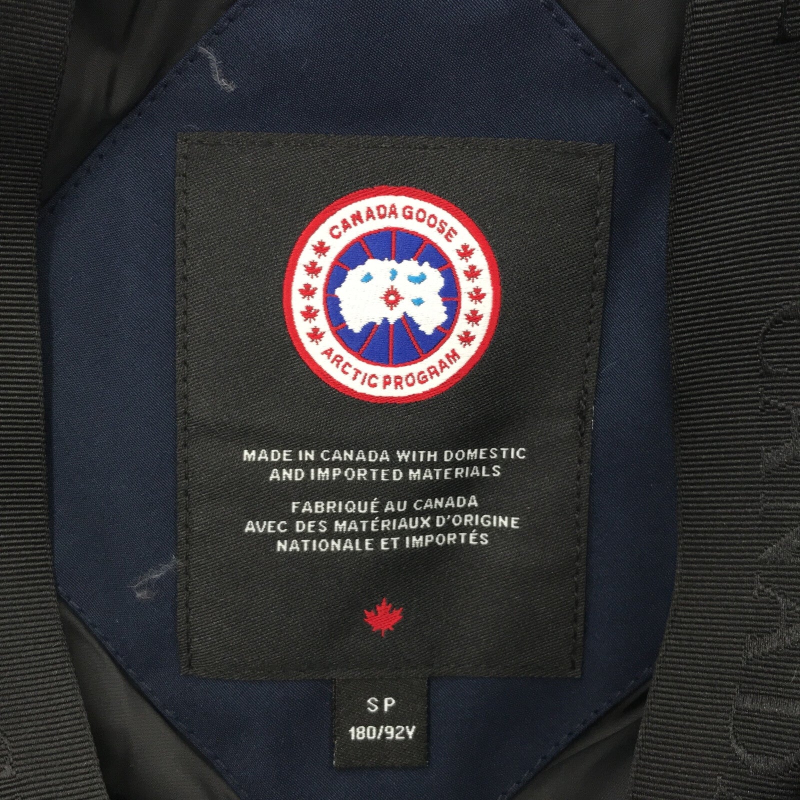 Canada Goose Down Jacket Navy 2079M63S