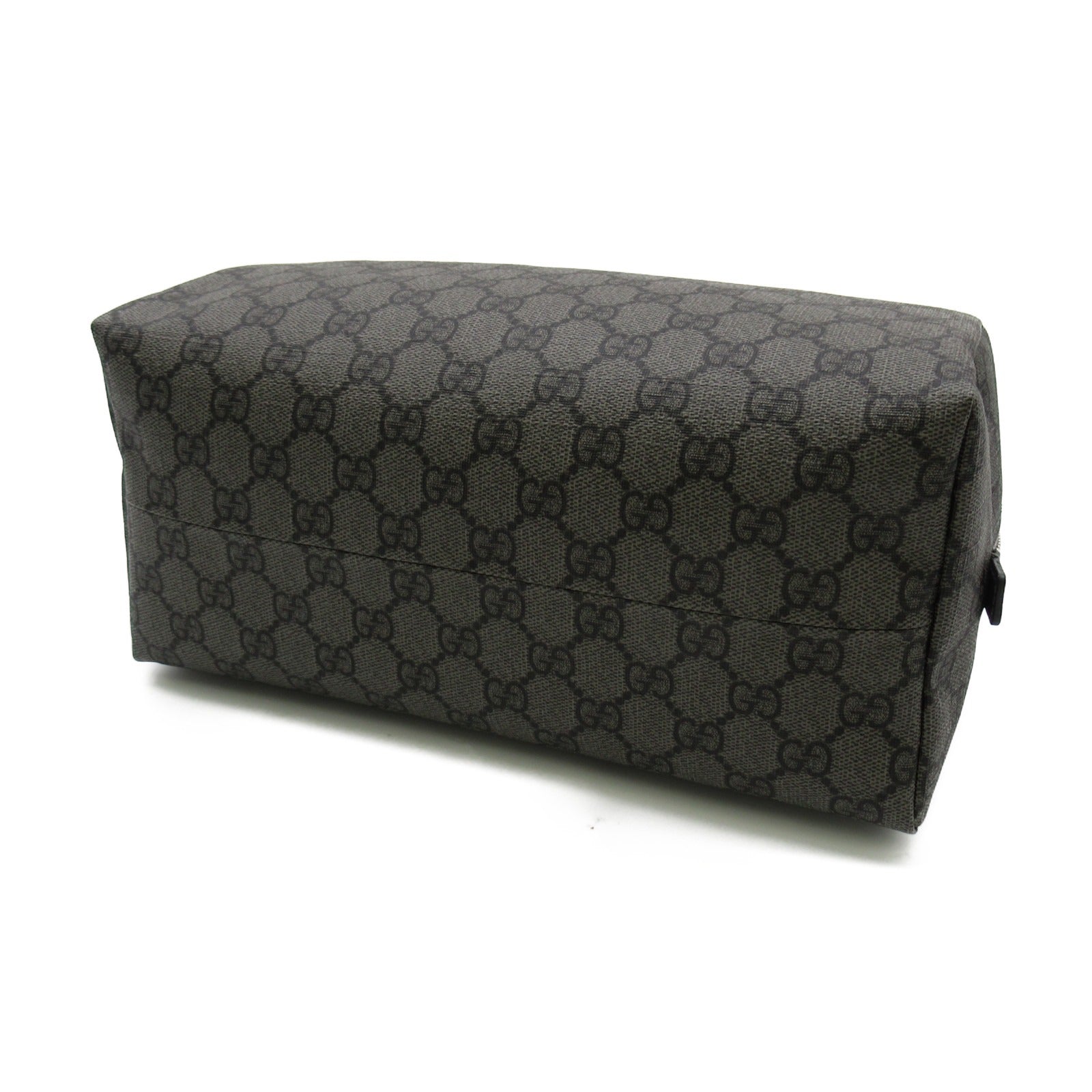 Gucci Leather Cosmetic Pouch Gray