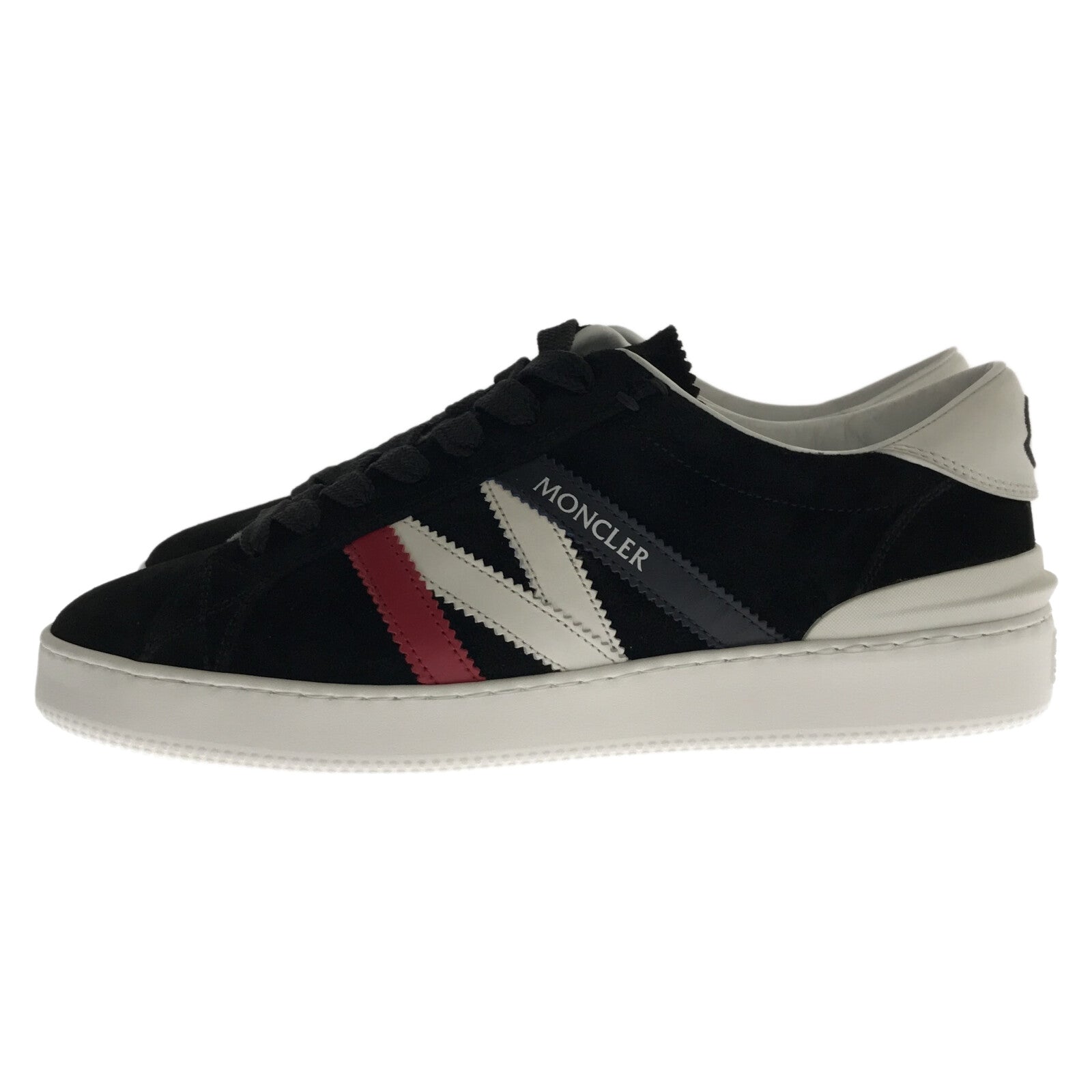 Moncler Leather Sneakers Black Unisex