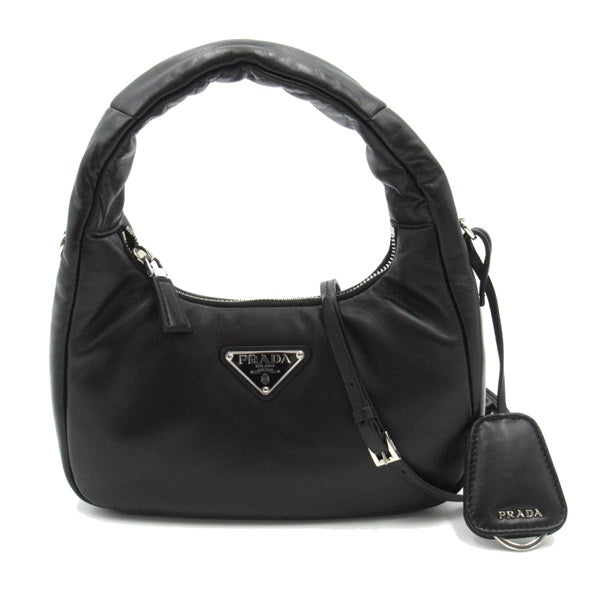 Prada Leather Shoulder Bag Leather Shoulder Bag 1BA3842DYIF0002 in Very Good Condition