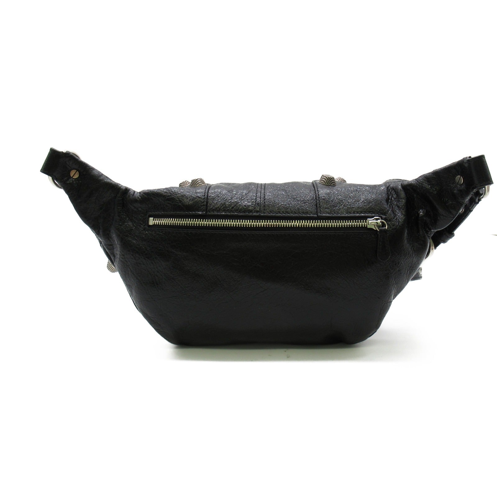 Balenciaga Lambskin Waist Bag Black