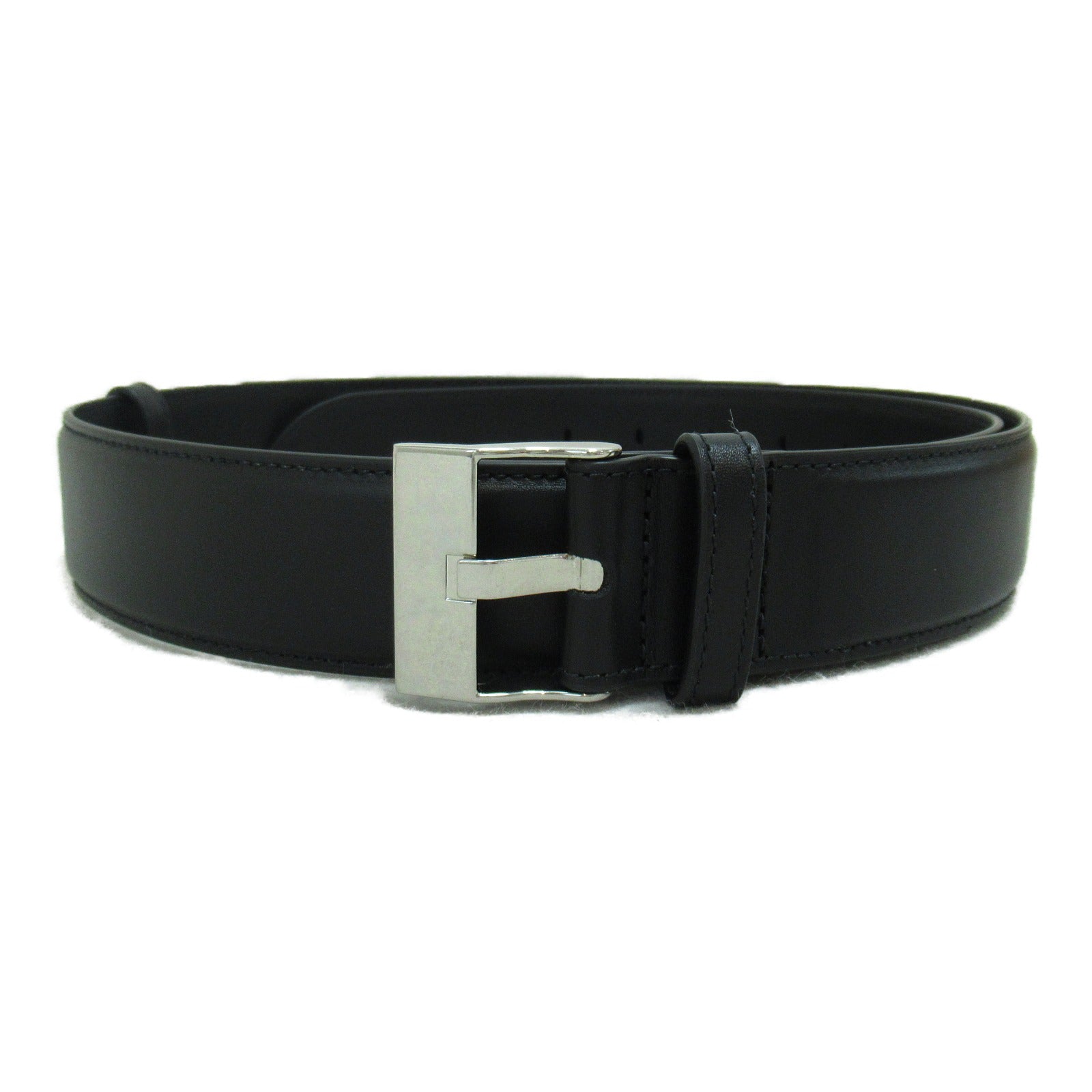 Bottega Veneta Leather Watch Belt Black