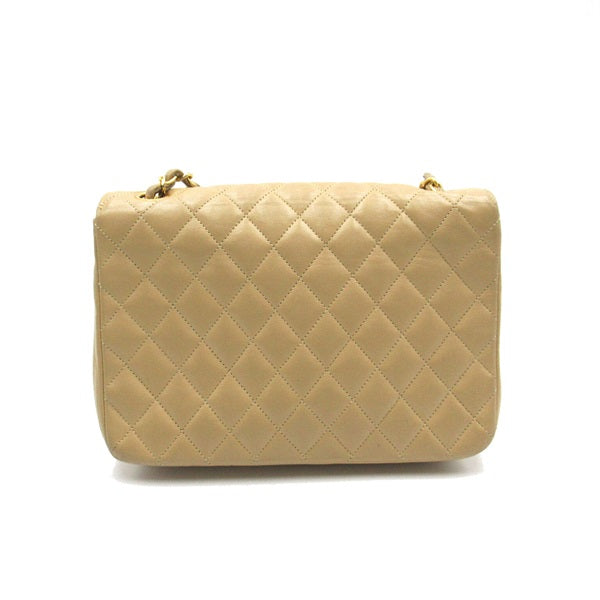 CC Quilted Leather Flap Bag