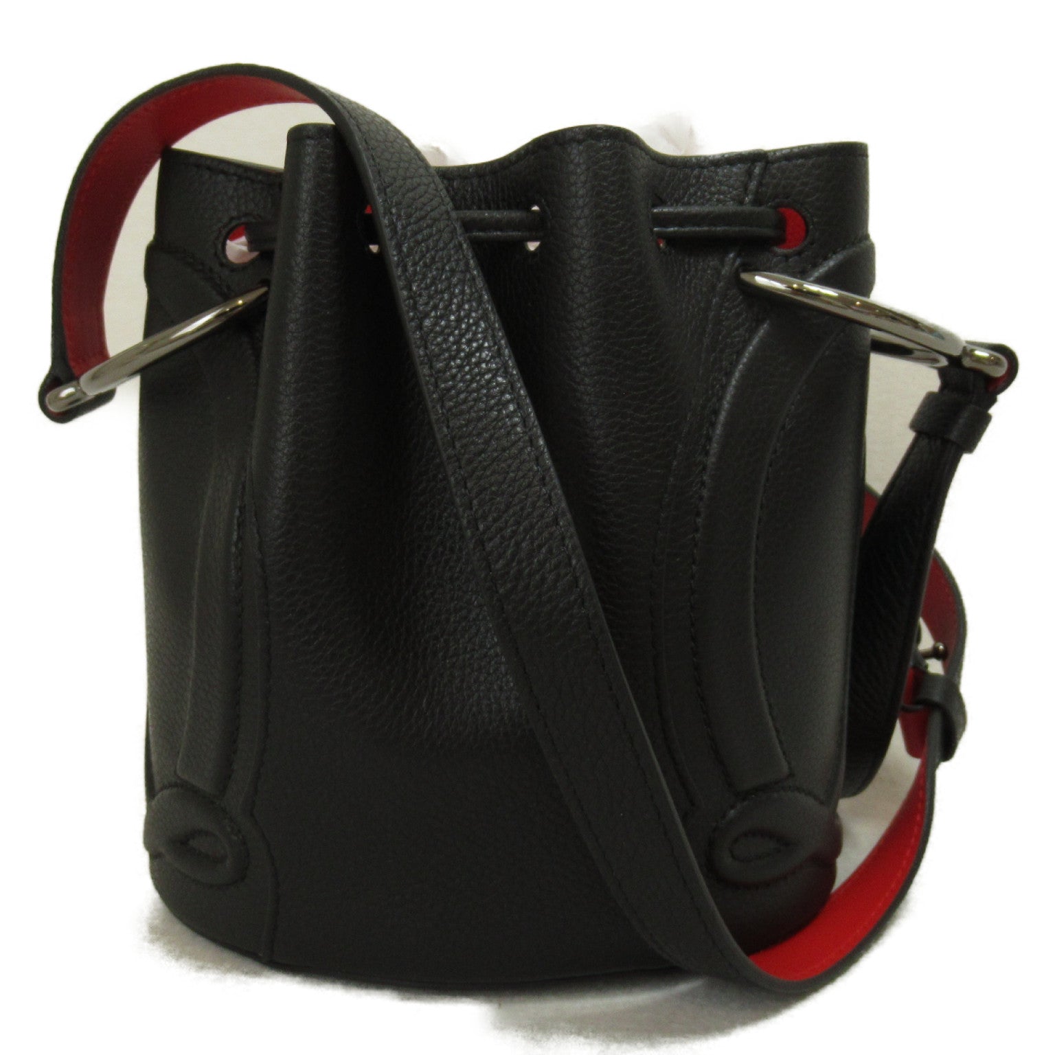 Christian Louboutin Leather Shoulder Bag Black