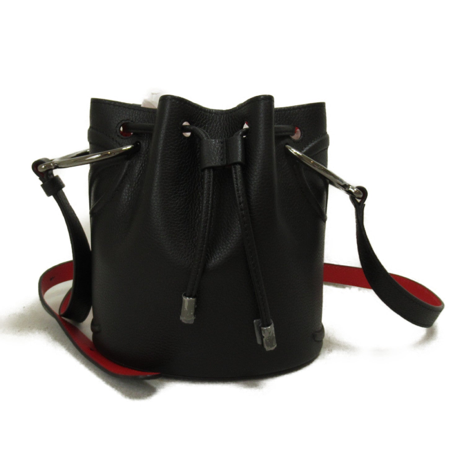 Christian Louboutin Leather Shoulder Bag Black