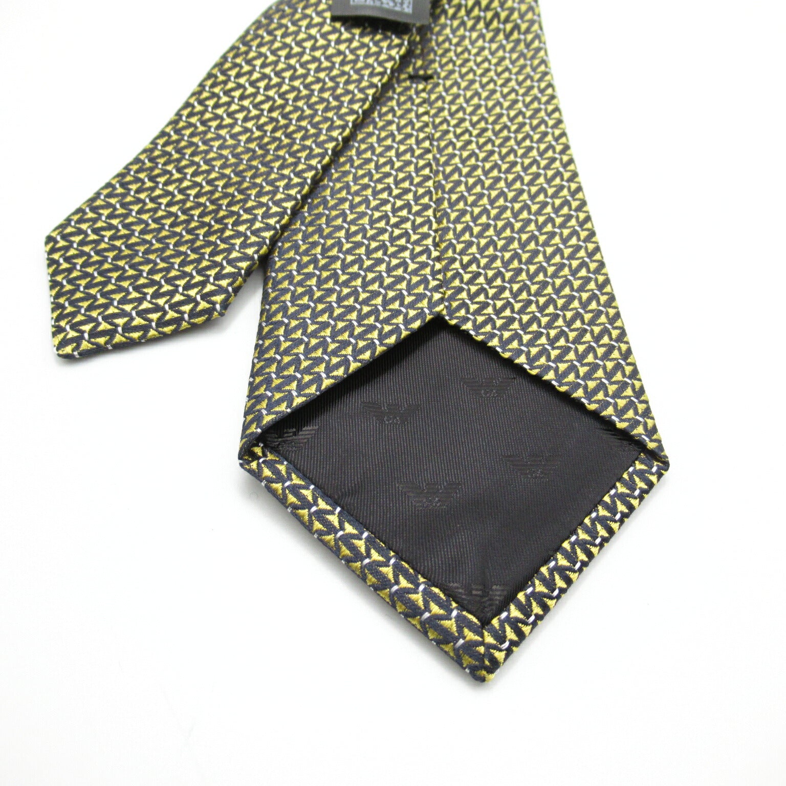 Emporio Armani Silk Necktie Gold