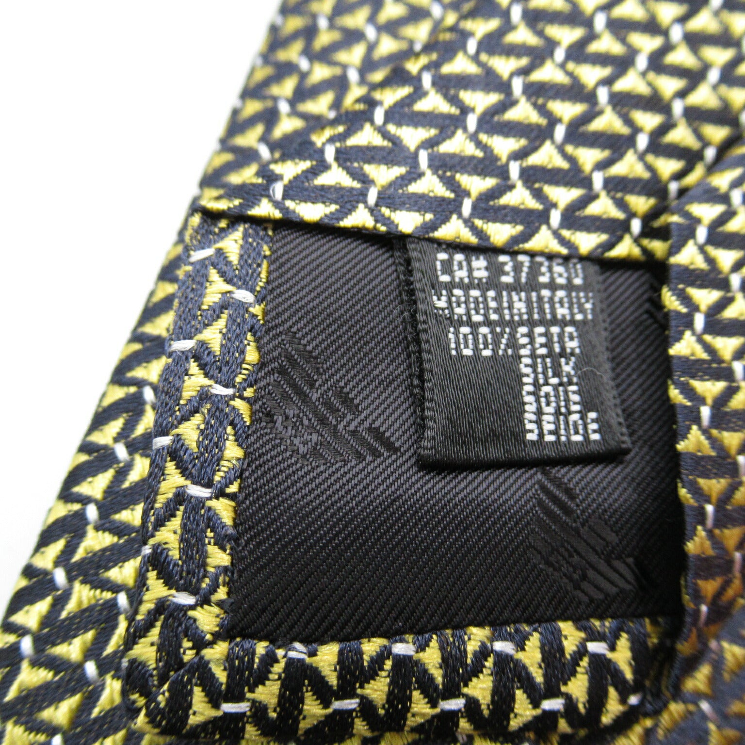 Emporio Armani Silk Necktie Gold