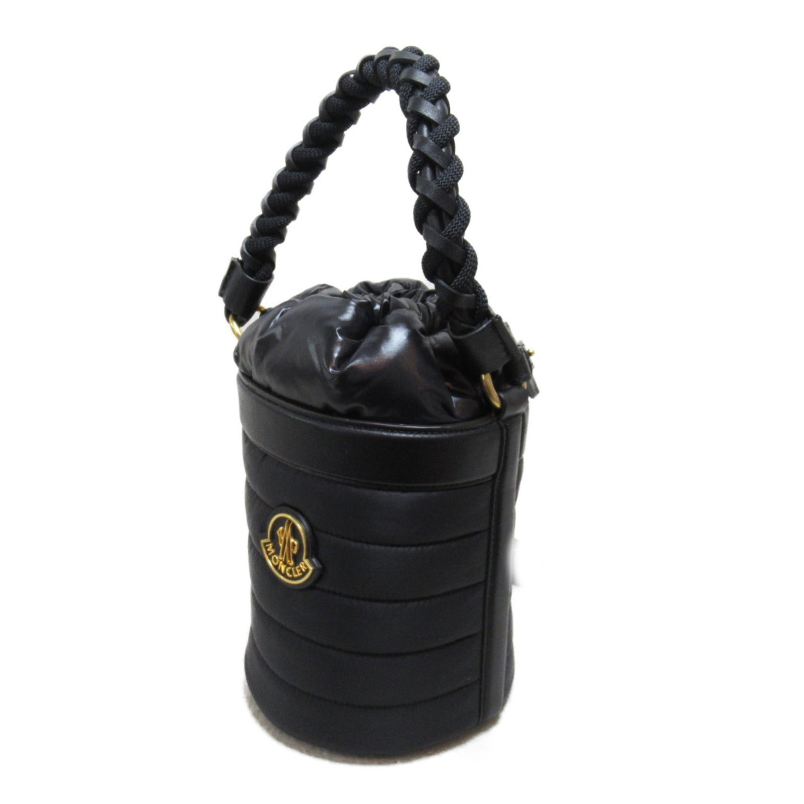 Moncler Leather 2way Shoulder Bag Black