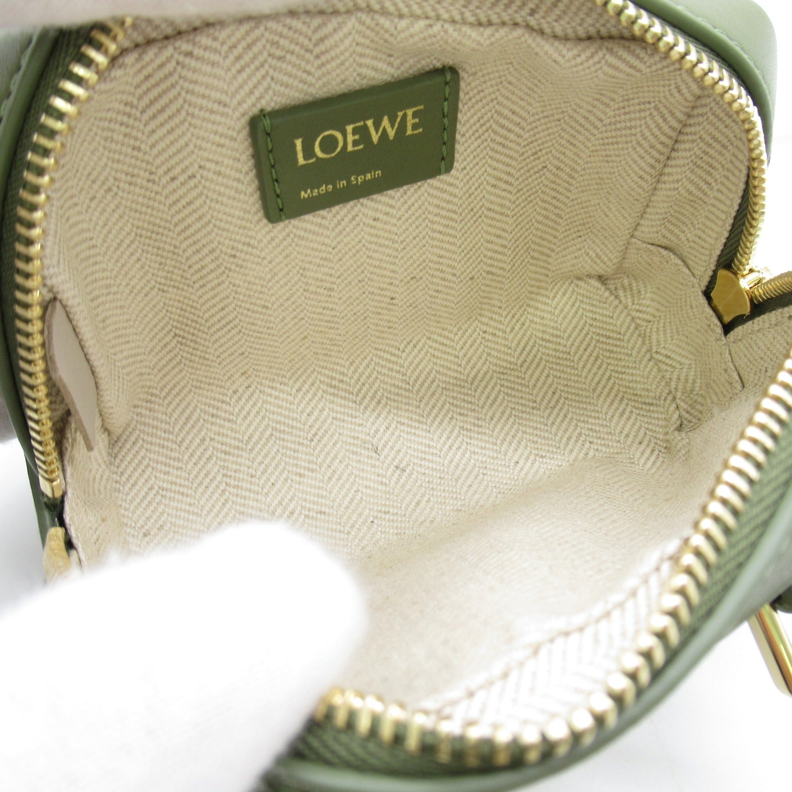 Loewe Amazona 16 Canvas Handbag A039N21X03 in Great Condition