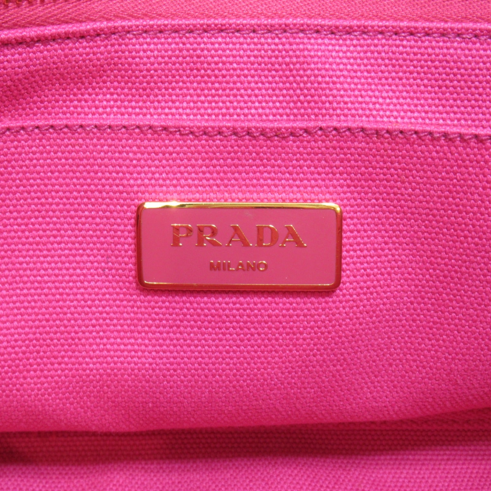 Prada Canapa Logo Tote Bag Canvas Tote Bag in Great Condition