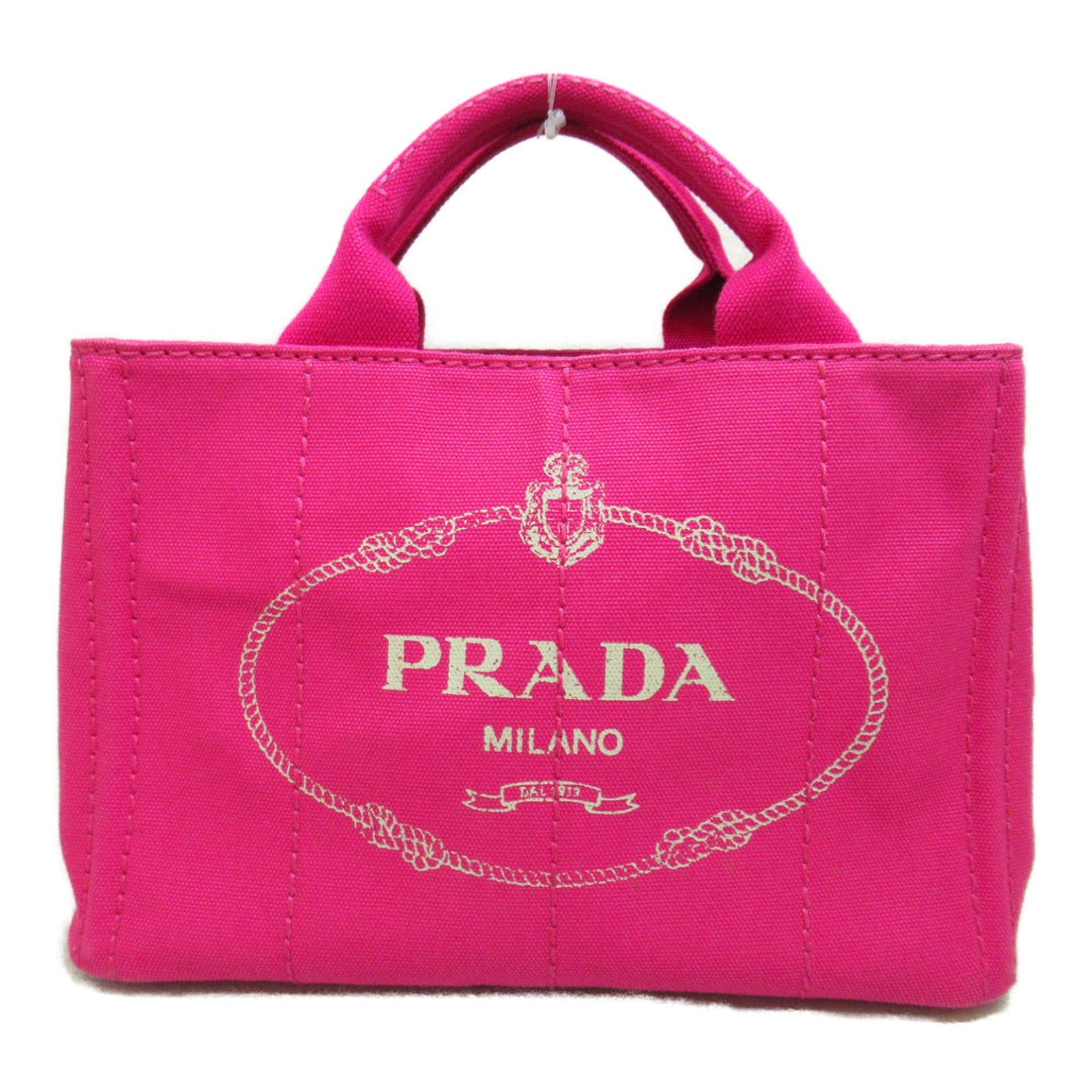 Prada Canapa Logo Tote Bag Canvas Tote Bag in Great Condition