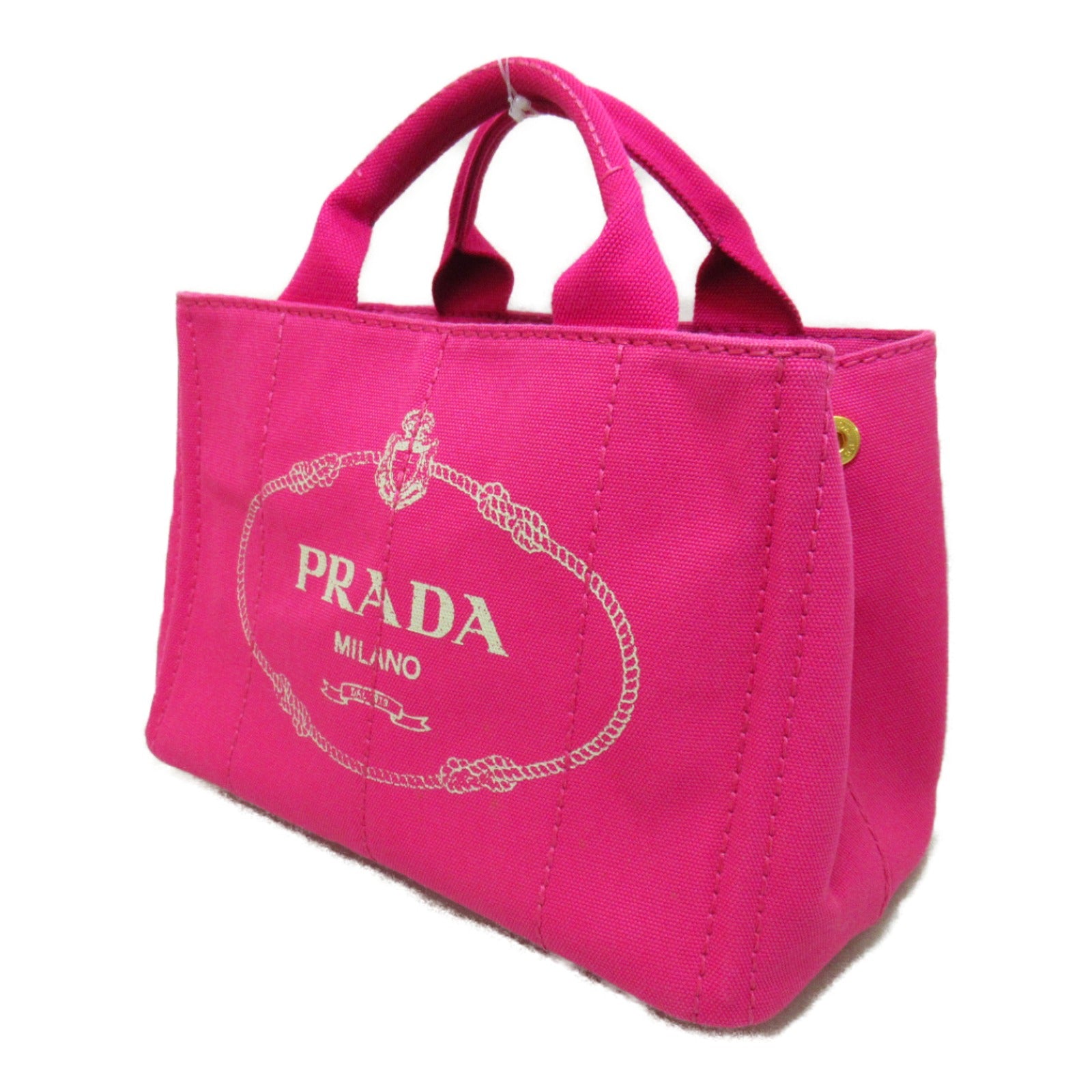 Prada Canapa Logo Tote Bag Canvas Tote Bag in Great Condition