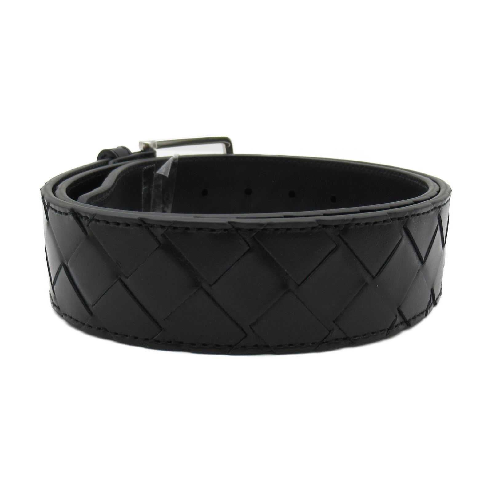 Bottega Veneta Leather Belt Black