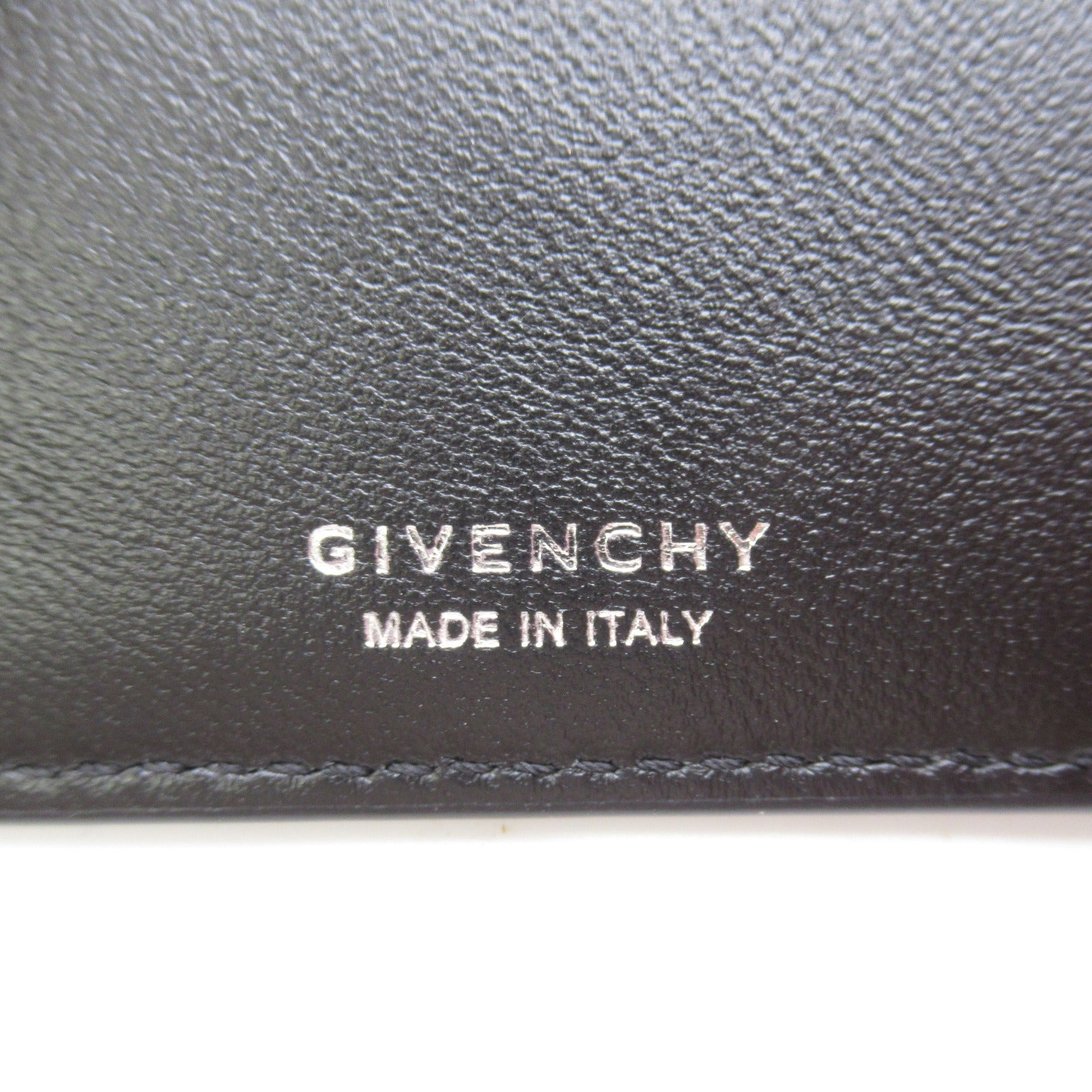 Givenchy Leather Bifold Wallet Black