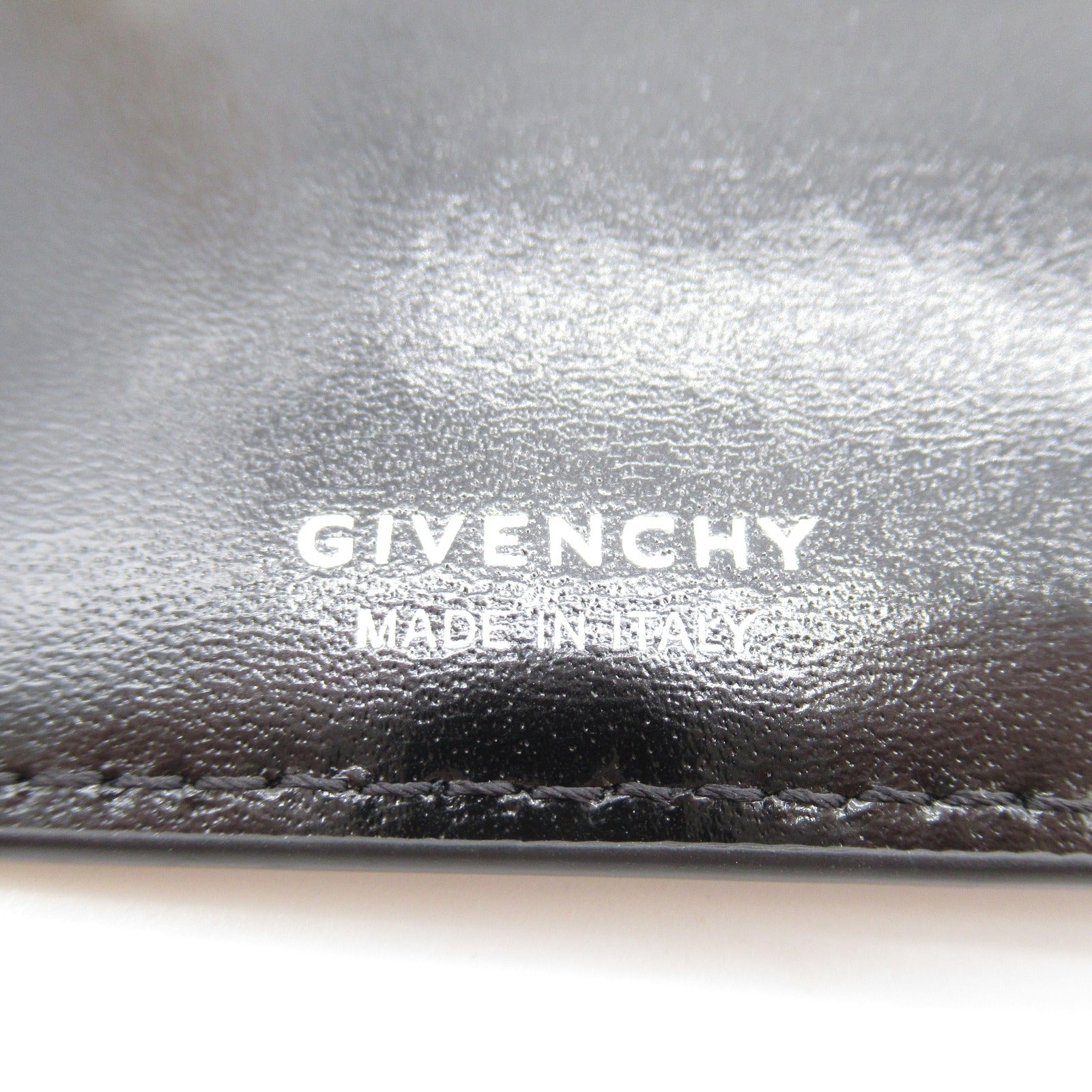 Givenchy Leather Card Case Black