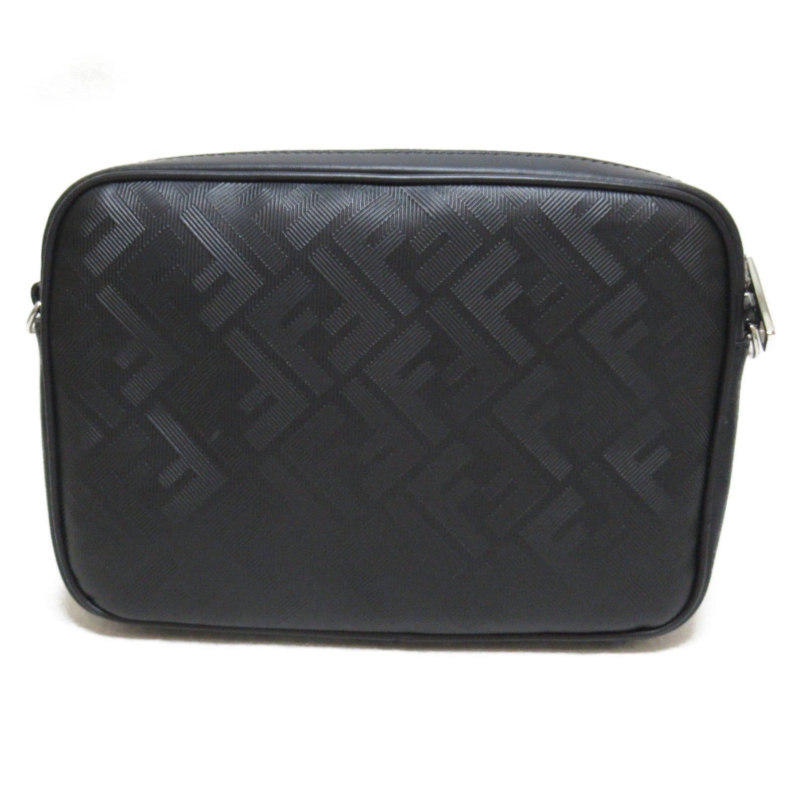 Fendi Leather Shadow Diagonal Duo Camera Bag