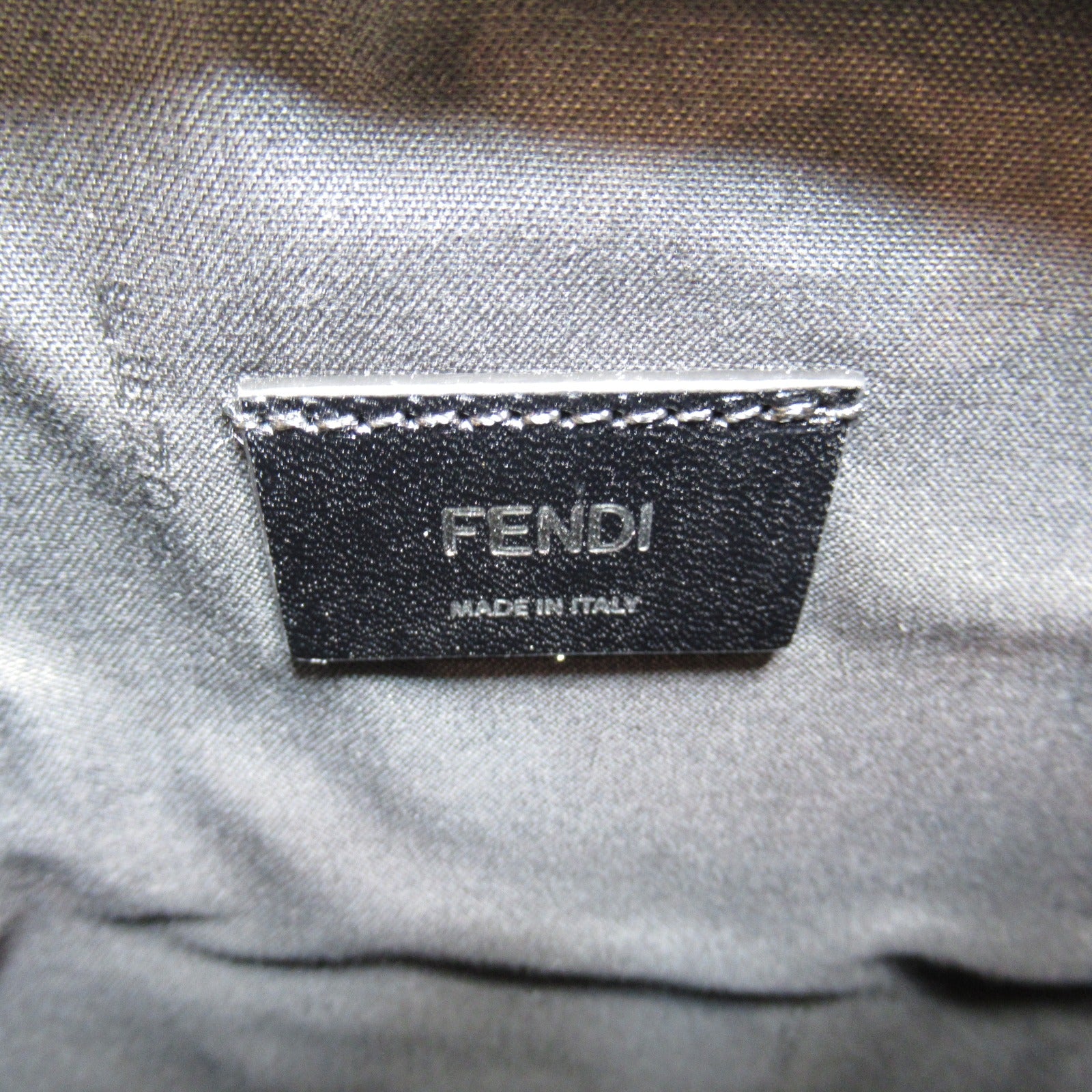 Fendi Leather Shadow Diagonal Duo Camera Bag