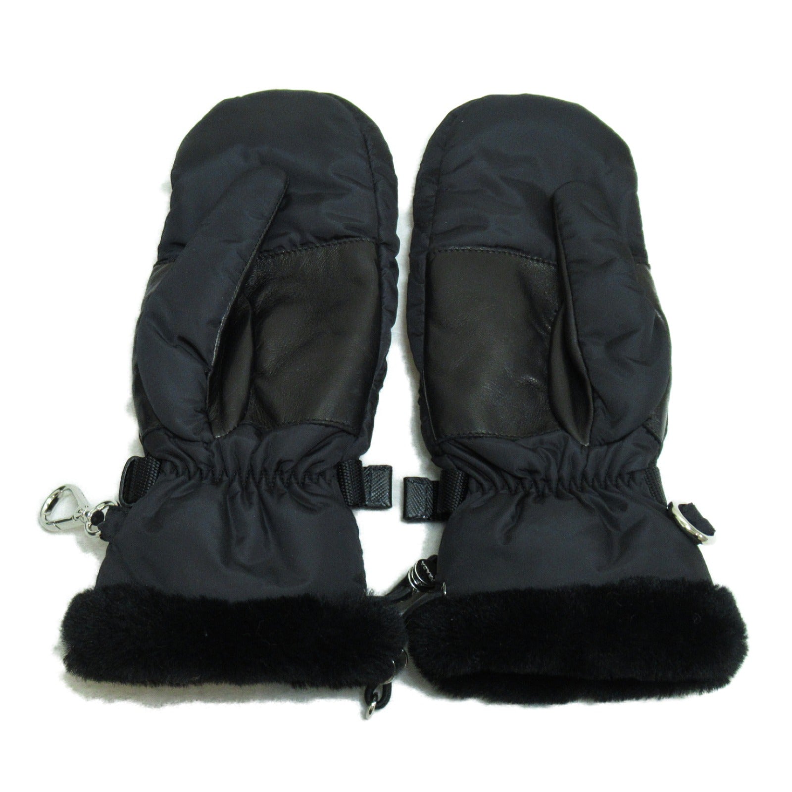 Prada Nylon Gloves Black Unisex