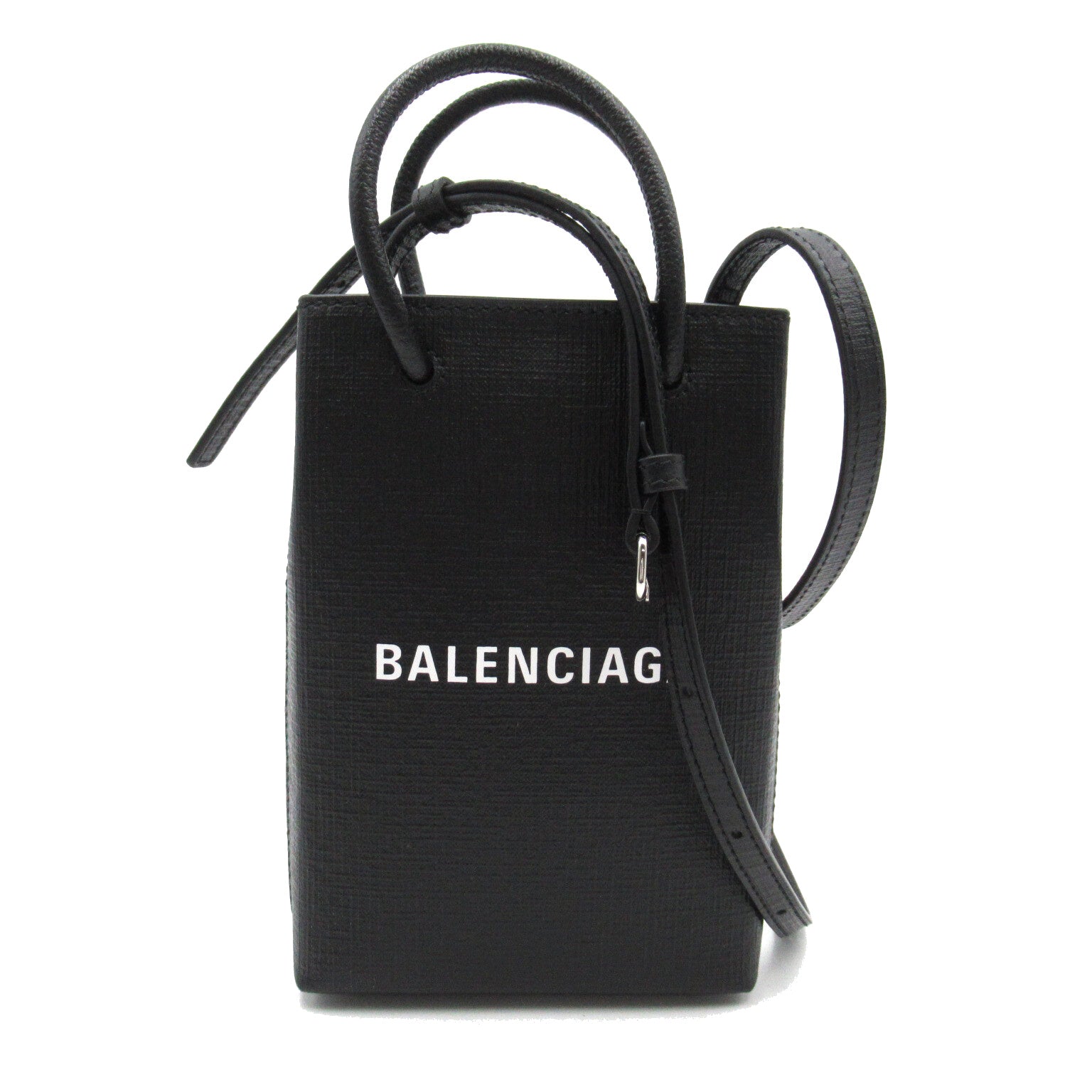 Balenciaga Smart phone Shoulder Bag Leather Shoulder Bag 7577730AI2N1000 in Excellent Condition