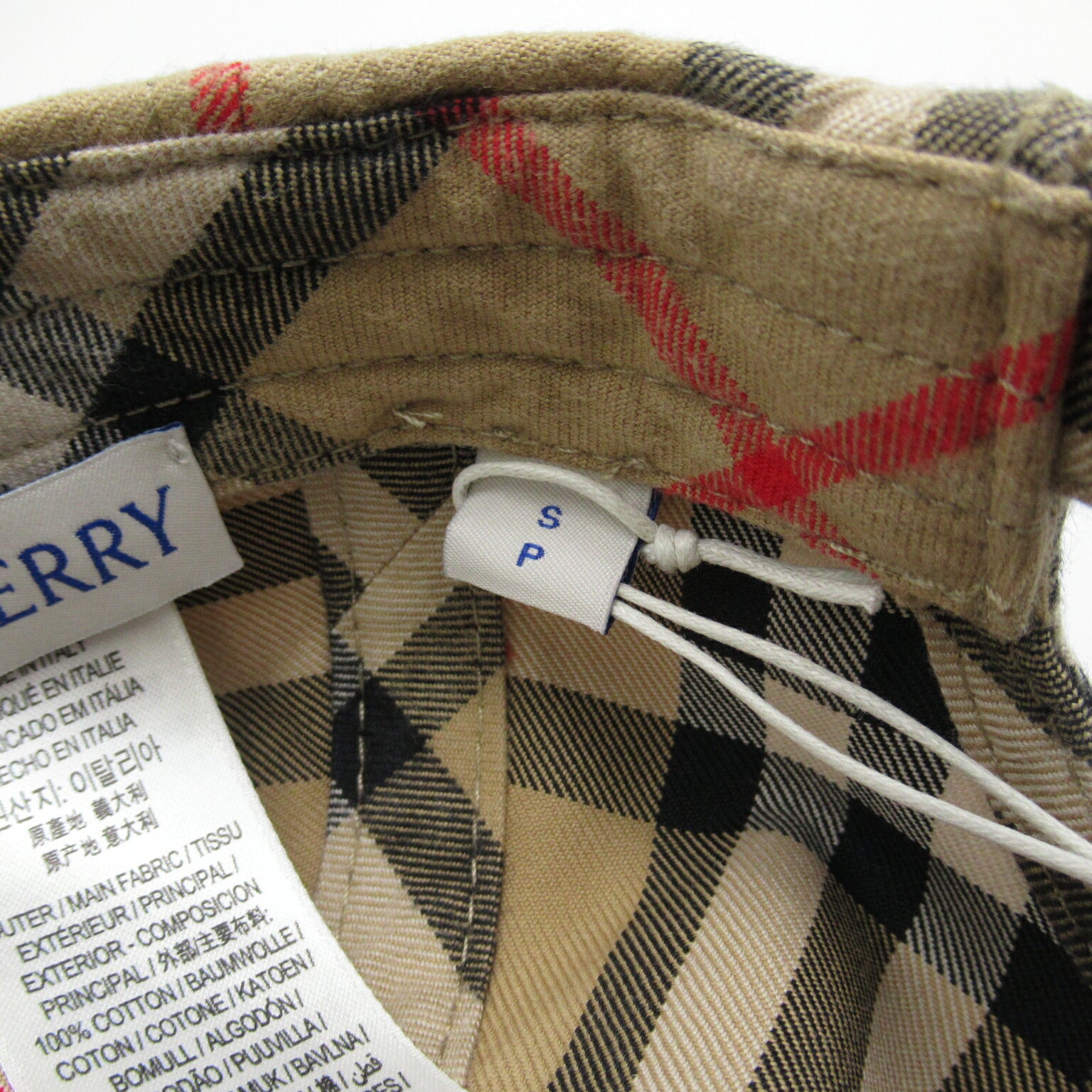 Burberry Cotton Cap Hat Brown 8075641S