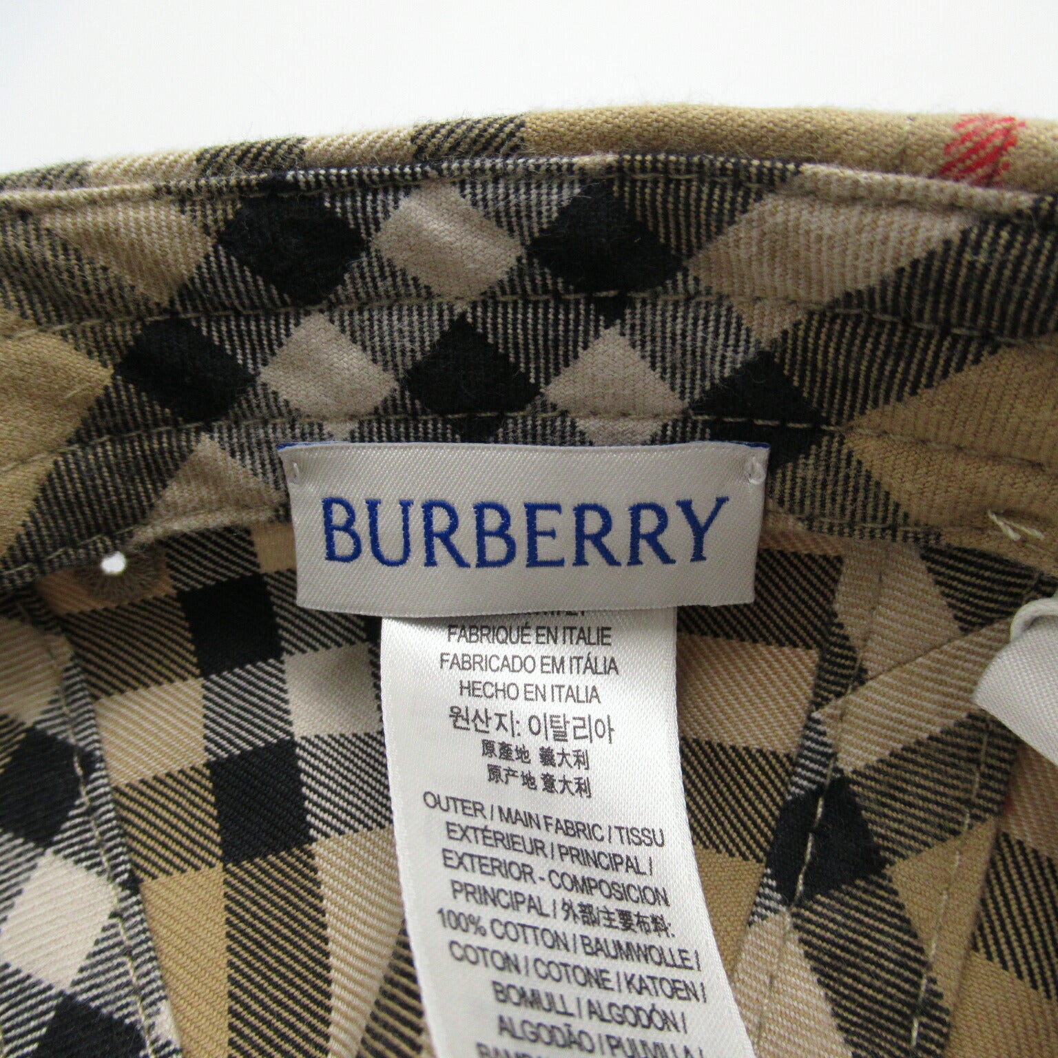 Burberry Cotton Cap Hat Brown 8075641S